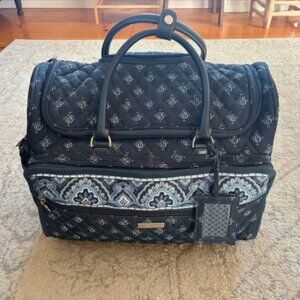Vera Bradley Nantucket Weekender Carry-On Suitcase or Sewing Bag on Wheels